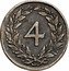 Austria 4 Kreuzer (Karl VI) 4 coin reverse