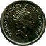 Tuvalu 5 Cents Shark 1994 KM# 31 QUEEN ELIZABETH THE SECOND RDM coin obverse