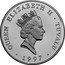 Tuvalu Five Dollars The Honorary Degree of Doctor of Music 1997 Proof KM# 46 QUEEN ELIZABETH II TUVALU RDM 1997 coin obverse
