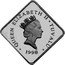 Tuvalu 5 Dollars Millennium 2000 1998 Proof KM# 36 QUEEN ELIZABETH II TUVALU 1998 coin obverse