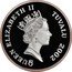 Tuvalu Five Dollars Stegosaurus 2002 Proof KM# 51 QUEEN ELIZABETH II TUVALU 2002 RDM coin obverse