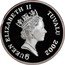 Tuvalu Five Dollars Seismosaurus 2002 Proof KM# 52 QUEEN ELIZABETH II TUVALU 2002 RDM coin obverse