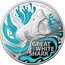 Australia 5 Dollars Great White Shark 2022  Proof Coloured 1 OZ.999 SILVER GREAT WHITE SHARK coin reverse
