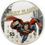 Tuvalu 5 Dollars (Elizabeth II Superman) DAILY PLANET $5 ©DC coin reverse