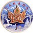 Canada 5 Dollars (Noel) 9999 CANADA FINE SILVER 1 OZ ARGENT PUR coin reverse