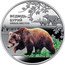 Ukraine 5 Hryven Chornobyl Renaissance Brown bear 2022 ВЕДМIДЬ БУРИЙ URSUS ARCTOS coin reverse