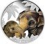 Tuvalu 50 Cents Asian Elephant 2014  Proof P IJ ASIAN ELEPHANT coin reverse