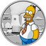Tuvalu 50 Cents Homer Simpson Factory 2020 P MATT GROENING P ©20CF coin reverse