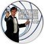 Tuvalu 50 Cents James Bond The Living Daylights 2022 THE LIVING DAYLIGHTS 007 TM coin reverse