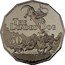 Australia 50 Cents (The Loaded Dog) THE LOADED DOG 50 AWB coin reverse