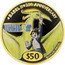 Tuvalu 50 Dollars (Elizabeth II Babel II) BABEL II 35TH ANNIVERSARY バビル2世 $50 ©HIKARI PROD. coin reverse