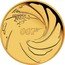 Tuvalu 50 Dollars (James Bond Gun Logo) 007 TM coin reverse