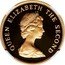 Tuvalu Fifty Dollars Wedding of Prince Charles and Lady Diana 1981 Proof KM# 14 QUEEN ELIZABETH THE SECOND coin obverse