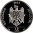 Moldova 50 Lei (80 years since birth) REPUBLICA 2022 MOLDOVA 50 AG 999 LEI 22.0 G coin obverse