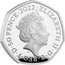 UK 50 Pence Birmingham Commonwealth Games Colored 2022 Proof ELIZABETH II D G REG F D 50 PENCE 2022 J.C coin obverse