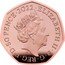 UK 50 Pence Pride 2022 Proof ELIZABETH II D G REG F D 50 PENCE 2022 J.C coin obverse