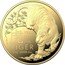Australia 500 Dollars Year of The Tiger 2022 虎 YEAR OF THE TIGER 5 OZ 9999 AU coin reverse