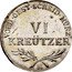 Austria 6 Kreuzer (Franc II) KM# 29 KREÜTZER VI VORD OEST SCHEID MUNZ H coin reverse