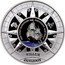 Tuvalu 1 Dollar Duyfken Ship 2006 Proof KM# 61 1606 FIRST EUROPEAN DISCOVERY AUSTRALIA VOC WILLEM JANSZOON coin reverse