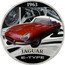 Tuvalu 1 Dollar Jaguar 2006 Proof KM# 54 1963 WR JAGUAR E-TYPE coin reverse