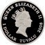 Tuvalu 1 Dollar Lachlan Macquarie Early Governor of Austrialia 2008 Proof KM# 75 QUEEN ELIZABETH II 1 DOLLAR TUVALU 2008 coin obverse