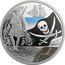 Tuvalu 1 Dollar Golden Age of Piracy Calico Jack 2009 Proof KM# 101 P DB CALICO JACK coin reverse