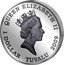 Tuvalu 1 Dollar Birthday of Charles Darwin Evolution 2009 KM# 242 QUEEN ELIZABETH II 1 DOLLAR TUVALU 2009 coin obverse