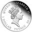 Tuvalu 1 Dollar Ned Kelly Outlaw 2010 Proof KM# 109 QUEEN ELIZABETH II RDM 1 DOLLAR TUVALU 2010 coin obverse