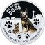 Tuvalu 1 Dollar Australian Cattle Dog 2011 Proof KM# 198 WRKING DOGS NM AUSTRALIAN CATTLE DOG - HERDING DOG 1 OZ 999 SILVER coin reverse