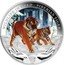Tuvalu 1 Dollar Siberian Tiger 2012 Proof KM# 205 WILDLIFE IN NEED - SIBERIAN TIGER 1 OZ 999 SILVER coin reverse