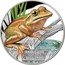 Tuvalu Dollar Bell Frog 2017 Proof KM# 285 GREEN AND GOLDEN BELL FROG coin reverse