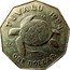 Tuvalu Dollar Turtle Elizabeth II 1994 KM# 35 TUVALU 1994 ONE DOLLAR coin reverse