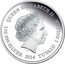 Tuvalu Dollar Thorny Devil 2014 Proof KM# 259 QUEEN ELIZABETH II IRB 1 OZ 999 SILVER 2014 TUVALU 1 DOLLAR coin obverse