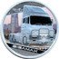 Tuvalu 1 Dollar Truck GiGamax 2010 P Proof KM# 142 GIGAMAX ISUZU TRUCKS coin reverse