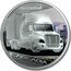 Tuvalu Dollar Truck Cascadia 2010 P Proof KM# 140 FREIGHTLINER P CASCADIA coin reverse