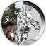 Tuvalu 1 Dollar The Battle of Poltava Anniversary 2009 P Proof KM# 133 THE BATTLE OF POLTAVA 1709-2009 300TH ANNIVERSARY coin reverse