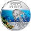 Tuvalu 1 Dollar Australia's Box Jelly fish 2011 Proof KM# 165 AUSTRALIA'S BOX JELLYFISH 1 OZ 999 SILVER coin reverse