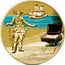 Tuvalu 1 Dollar Blackbeard 2010 P KM# 148 P DB BLACKBEARD coin reverse