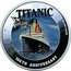 Tuvalu 1 Dollar Titanic Anniversary 2012 P Proof KM# 192 TITANIC WHITE STAR LINE 1 OZ 999 SILVER 100TH ANNIVERSARY P coin reverse