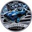 Tuvalu 1 Dollar Corvette Sting Ray 2006 Proof KM# 230 1963 WR CORVETTE STING RAY TM GM coin reverse