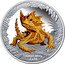 Tuvalu Dollar Thorny Devil 2014 Proof KM# 259 THORNY DEVIL LIZARD coin reverse