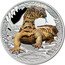 Tuvalu 1 Dollar Goanna Monitor Lizard 2016 Proof KM# 271 AUSTRALIAN GOANNA coin reverse