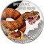 Tuvalu Dollar Venomous Death Adder 2016 Proof KM# 270 AUSTRALIA’S DEATH ADDER 1 OZ 999 SILVER coin reverse