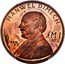 Malta Pound Manwel Dimech - Specimen 1972  MANWEL DIMECH 1860 - 1921 £ M1 1972 SPECIMEN coin reverse