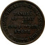 Australia 1/2 Penny 1851 KM# Tn254 Private Token issues THRALE & CROSS HOWARD S' NORTH MELBOURNE FAMILY-GROCERY & EGG POWDER STORE coin obverse