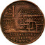 Australia 1/2 Penny 1852 KM# Tn191.3 Private Token issues ESTABLISHED 1835 SYDNEY coin obverse