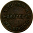 Australia 1/2 Penny 1854 KM# Tn248 Private Token issues T. W. THOMAS & CO. GROCERS MELBOURNE coin obverse