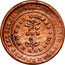 Australia 1/2 Penny 1854 KM# Tn249.2 Private Token issues MEDALLISIT DIE SINKER coin obverse