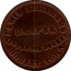 Australia 1/2 Penny 1855 KM# Tn6 Private Token issues LEWIS ABRAHAMS DRAPER LIVERPOOL STREET HOBART TOWN coin reverse