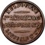 Australia 1/2 Penny 1862 KM# Tn13 Private Token issues MELBOURNE JNO ANDREW & CO DRAPERS & C 11 LONSDALE ST. WEST coin obverse